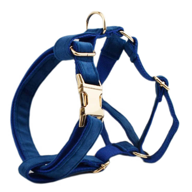 Velvet Pet Collar Traction Rope
