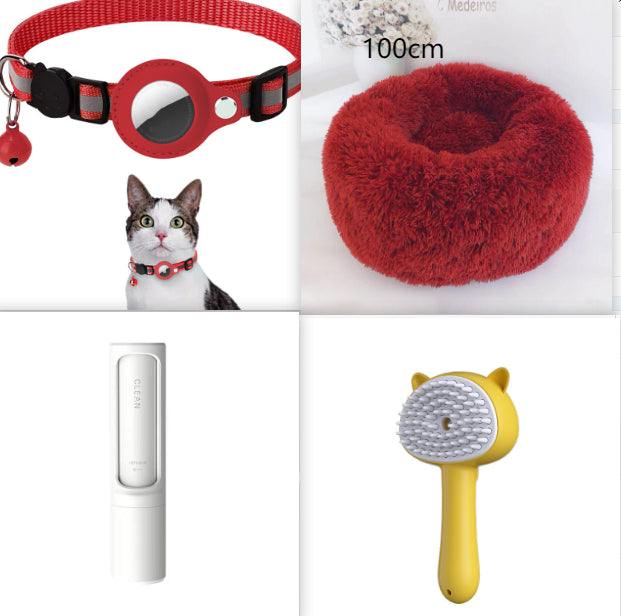 Hair Cleaning Brush With Mist Multifunctional Grooming Brush Rechargeable Self Cleaning Slicker Brush For Pets Dogs & Cats